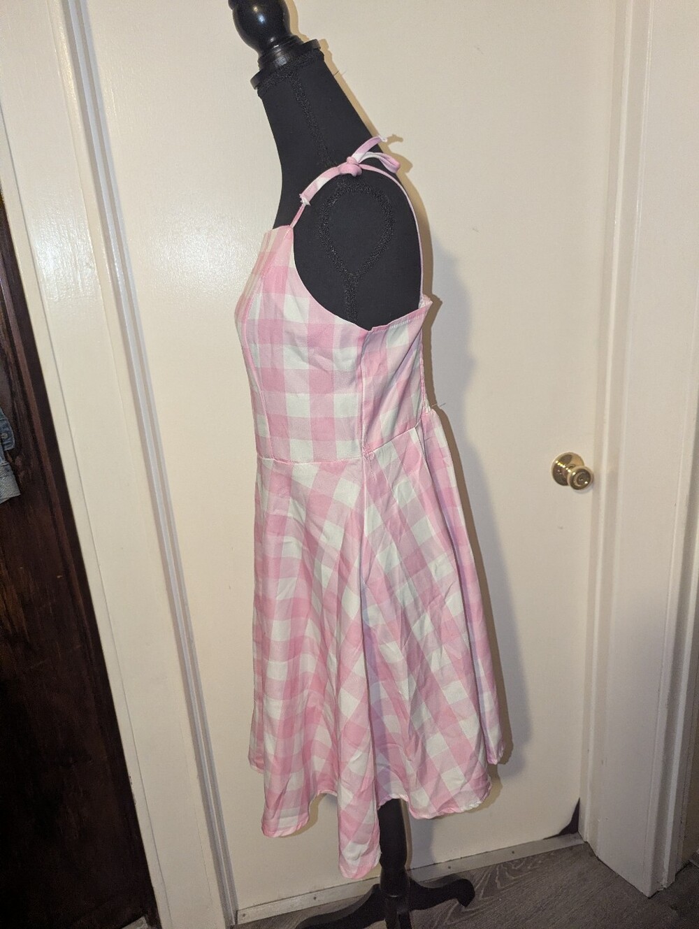 Pink Gingham Beach Barbie Doll Cosplay Dress - Picture 5 of 16